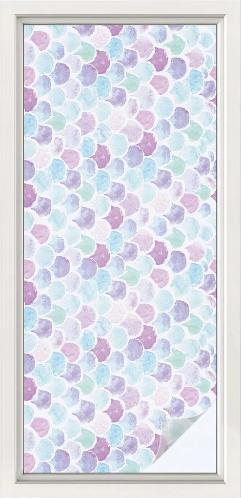 Öntapadós Ablakfólia Adatvédelem Pasztell pöttyök 50x116