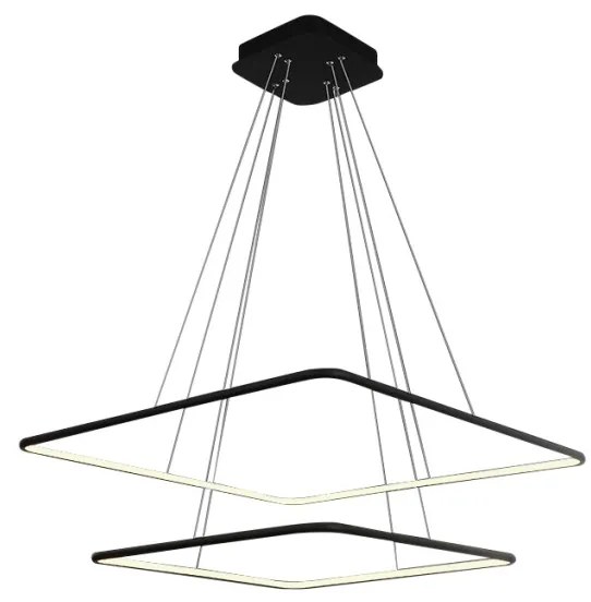 MILAGRO ML518 NIX BLACK Modern Led Függesztett Lámpa Fekete LED IP20