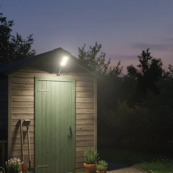 LED dimmelhető napelemes utcai lámpa érzékelővel VENICE 50W/4000 mAh IP65 fekete + távirányító