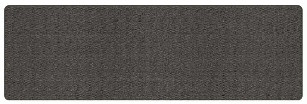 antracitszürke szizálhatású futószőnyeg 80 x 250 cm
