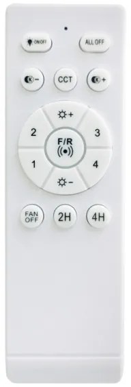 Globo 03609B - LED dimmelhető mennyezeti ventilátor HINES 10W/230V 3000-6500K + távirányító