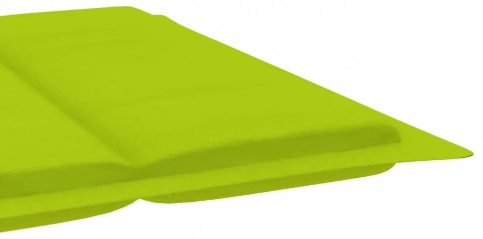 élénkzöld oxford szövet napozóágy párna 186 x 58 x 3 cm