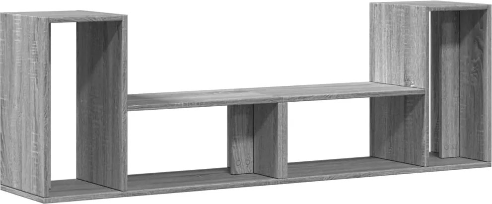 vidaXL 2 db szürke sonoma szerelt fa fali TV-szekrény 75 x 30 x 50 cm