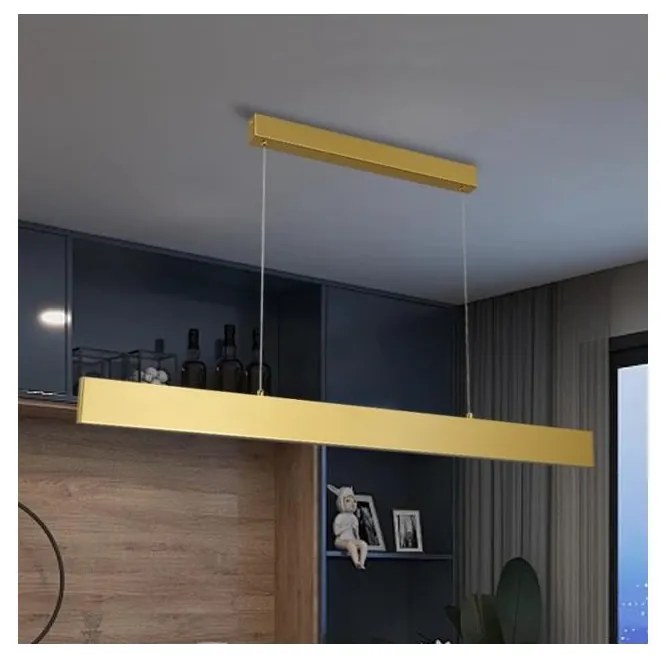 Brilagi - LED Dimmelhető csillár zsinóron SLIMLINE LED/40W/230V 3000-6000K arany + távirányító