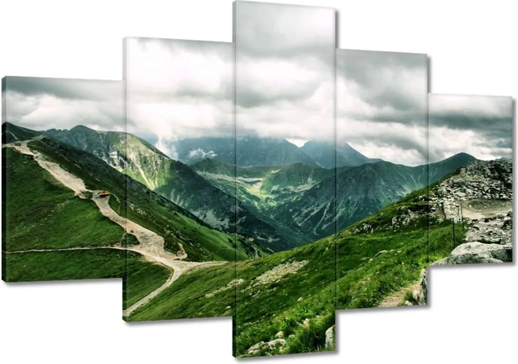 Festmények 120x80 Főgerinc a Tátrában