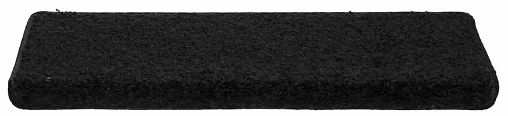 30 db fekete lépcsőszőnyeg 65 x 21 x 4 cm
