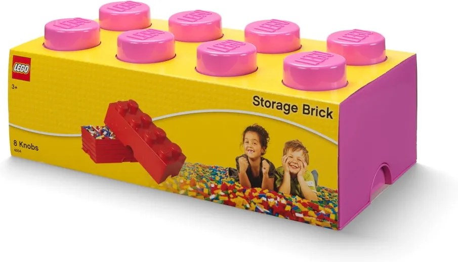 Sötét-rózsaszín tárolódoboz - LEGO®