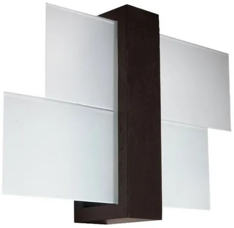 Brilagi -  LED Fali lámpa HERA 1xE27/7,5W/230V wenge