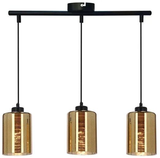 Csillár zsinóron COX 3xE27/60W/230V arany