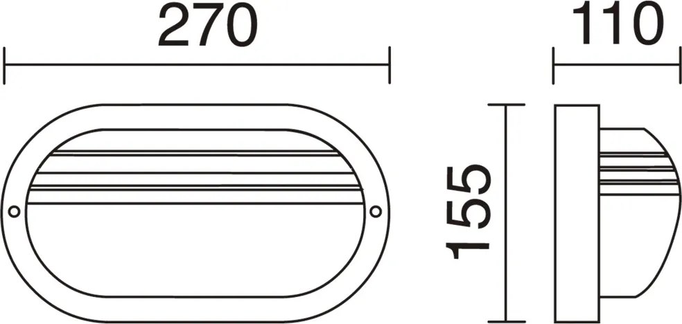 NOVOLUX 107H-G05X1A-01 FAR Modern Kültéri Fali Lámpa Fehér E27 IP44