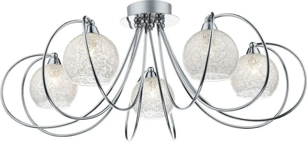Dar Lighting RAFFERTY RAF5450 Plafonlámpa 5x40W/E14