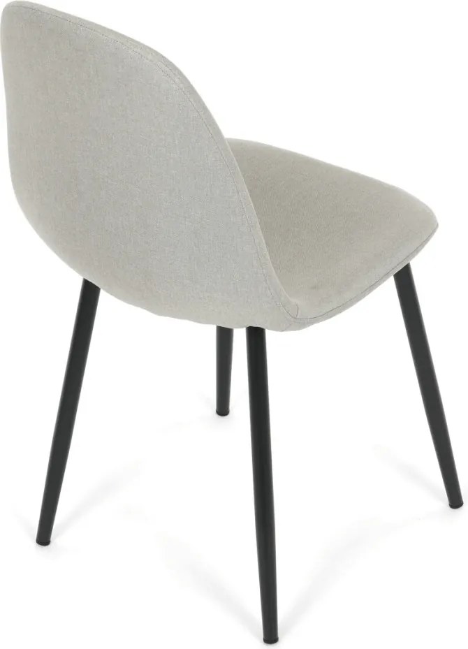 CT-V2972 CRM2 krémszínű szövet étkezőszék