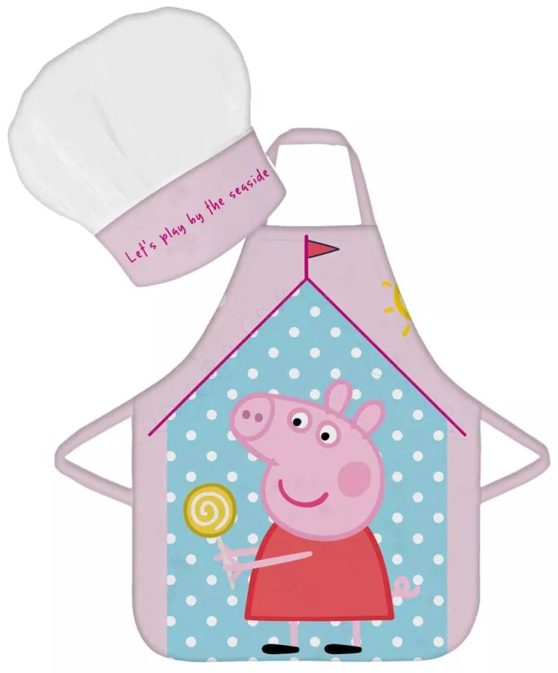 Peppa malac Seaside gyerek kötény 2 darabos szett
