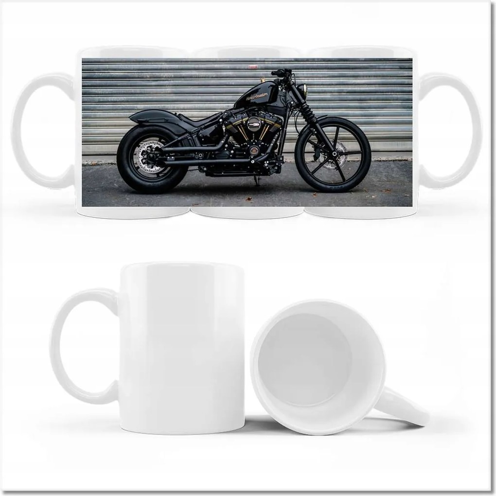 Harley Davidson fényképes bögre Motorkerékpár