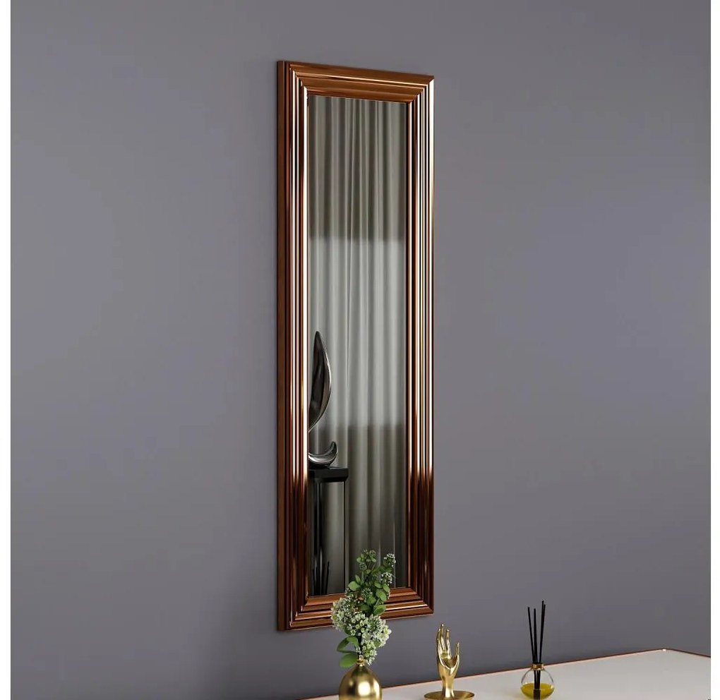 Fali tükör BOSS 90x30 cm bronz