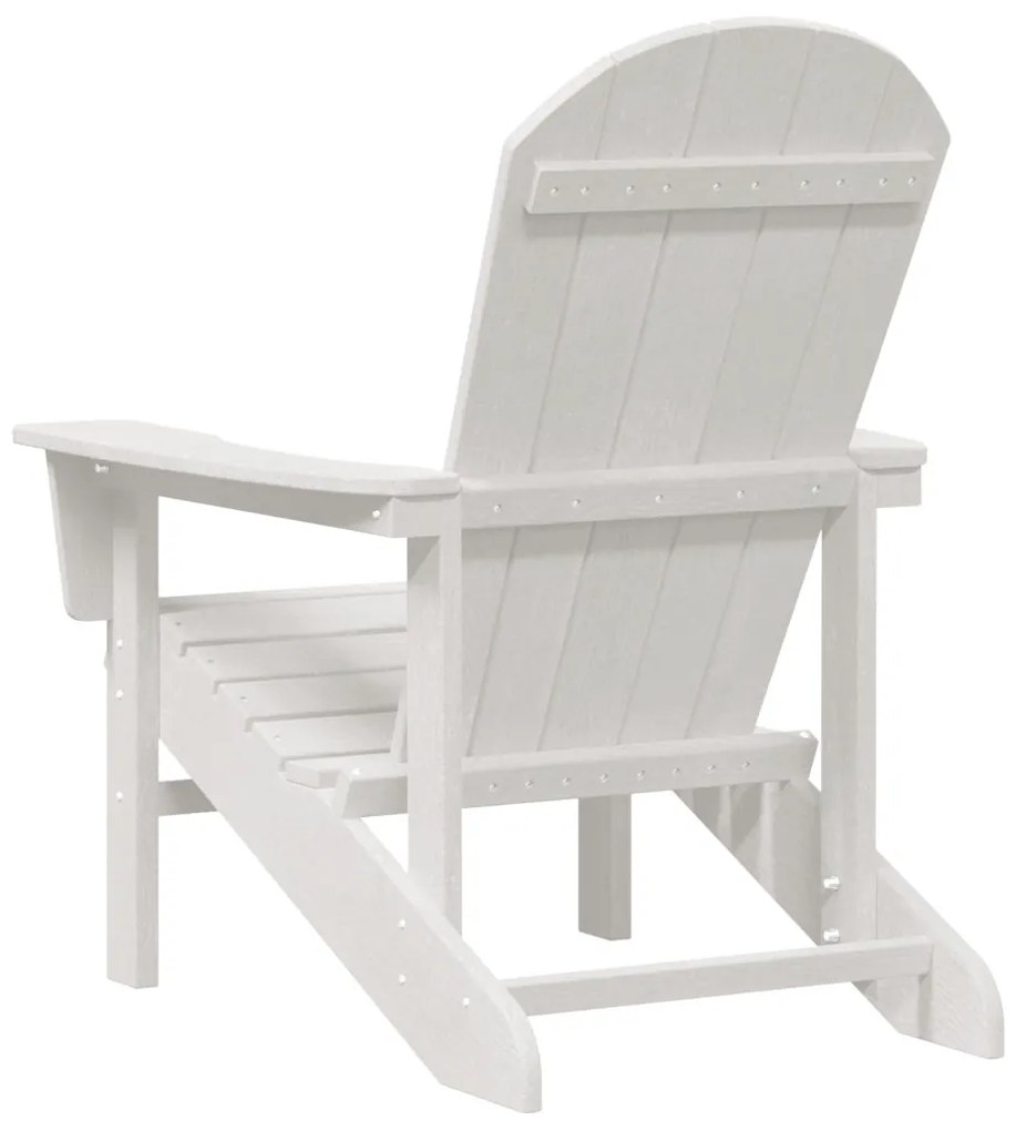 Adirondack Székek 2 db Fehér 74x82x90 cm HDPE