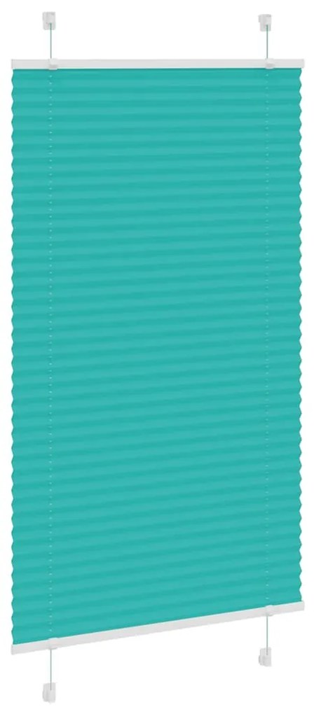 pliszírozott redőny Benzinzöld 75x150 cm szövetszélesség
