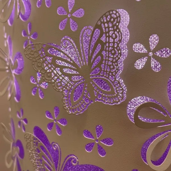 ONLI - Állólámpa TITILLA 1xE27/22W/230V lila/fehér