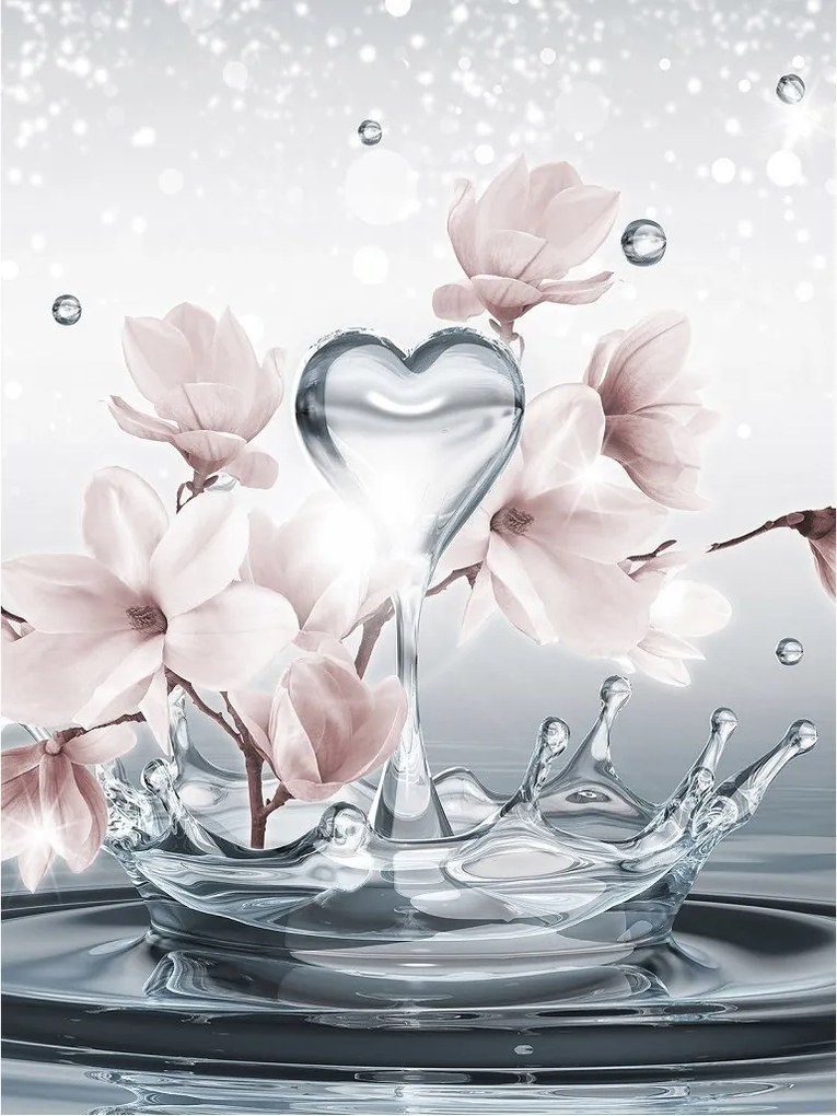 Fotótapéta Magnólia elegancia és frissesség virágok absztrakt 206x275 +ragasztó