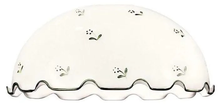 Tartalék üveg csillárhoz NONNA E27 átm. 36 cm fehér/zöld