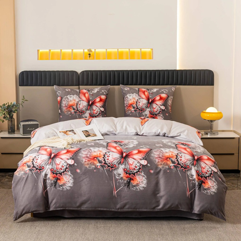 Mikroszálas ágynemű FLARISSE szürke Ágyneműhuzat mérete: 70 x 80 cm | 140 x 200 cm