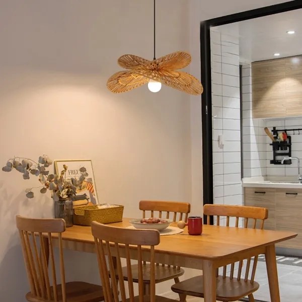 Immax 08265L - Csillár zsinóron MARIPOSA 1xE27/40W/230V átm. 50 cm juta