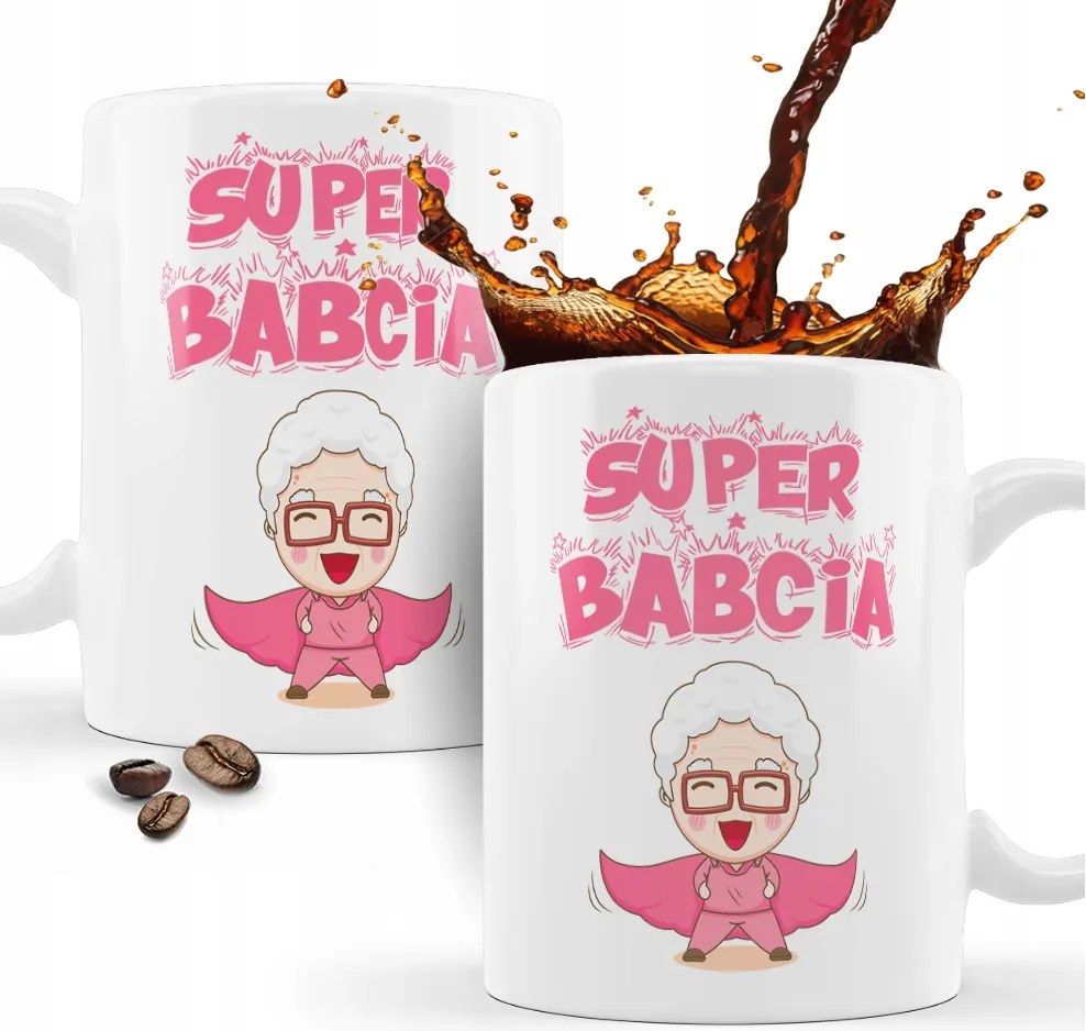Kerámia Bögre Nagyinak Ajándékba Szuper Nagymama