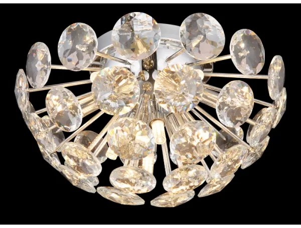 Globo 16047DC - Mennyezeti lámpa VIRINA 10xG9/7W/230V fényezett króm átm. 39 cm