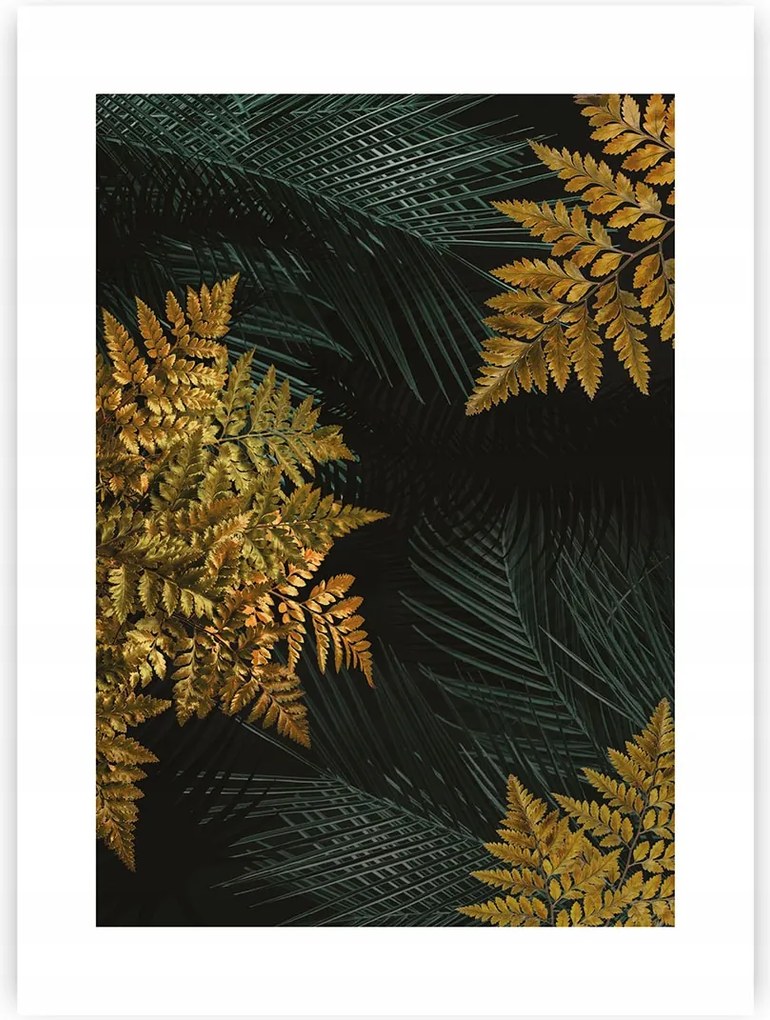Dekoria Golden Leaves II poszter