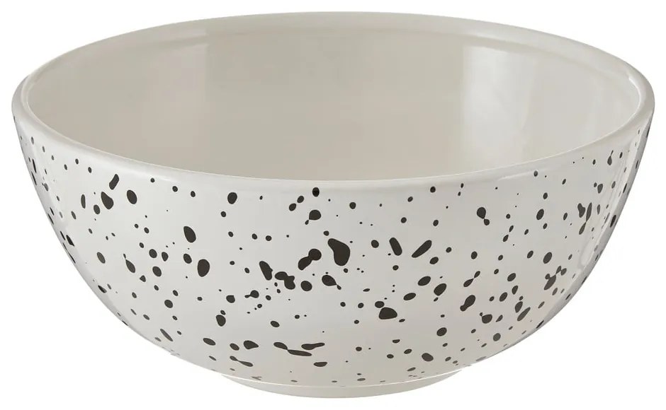 Krémszínű kerámia szervírozó tál ø 25 cm Speckled – Premier Housewares