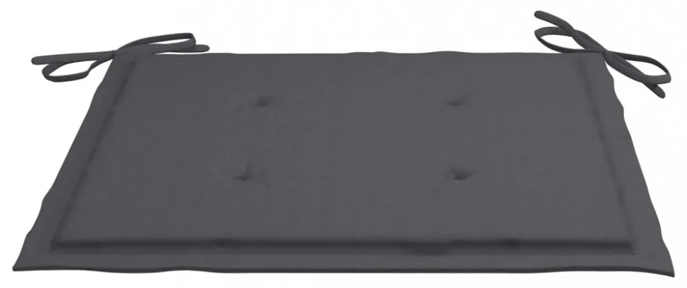 tömör akácfa kerti székek teázóasztallal és párnákkal