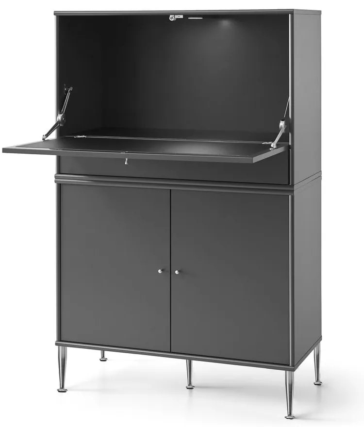 Sötétszürke bortartó szekrény 89x76 cm Mistral 004 - Hammel Furniture