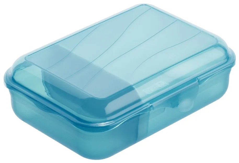 ROTHO FUN SNACK MŰANYAG ÉTELES, UZSONNÁS DOBOZ, 0,9 L - KÉK