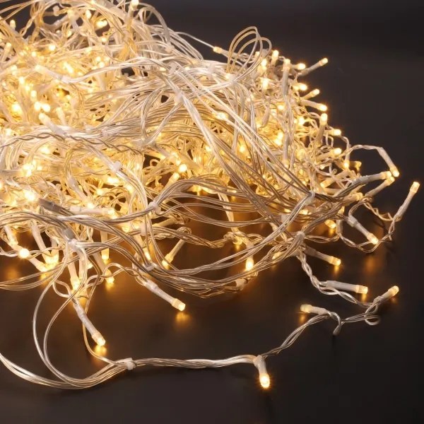 Brilagi - LED kültéri karácsonyi fényfüzér 360xLED/8 üzemmód 14m IP44 meleg fehér jégcsapok