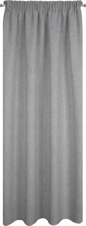 Készfüggöny Jula 140x270 cm ezüst-szürke szalagos