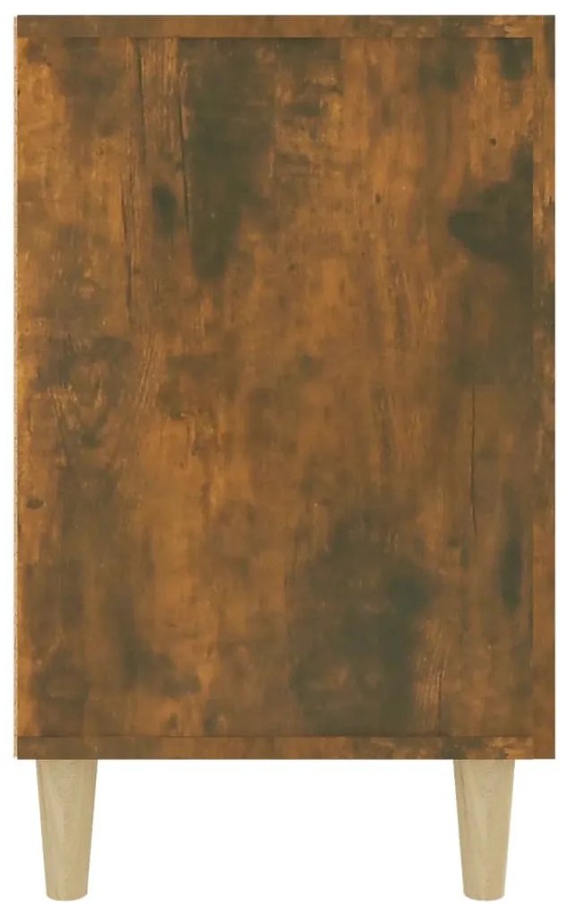 Füstös tölgy színű szerelt fa tálalószekrény 100 x 36 x 90 cm