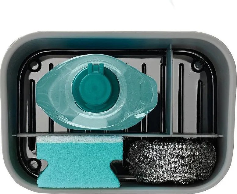 Sötétszürke műanyag mosogatóeszköz tartó SinkStore – Joseph Joseph