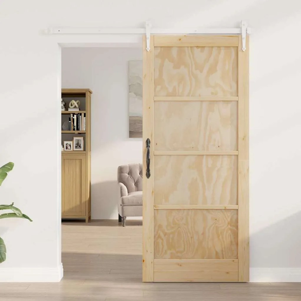 Csúszó ajtó Egyéb ORKDAL Természetes és fehér 86 x 211 cm
