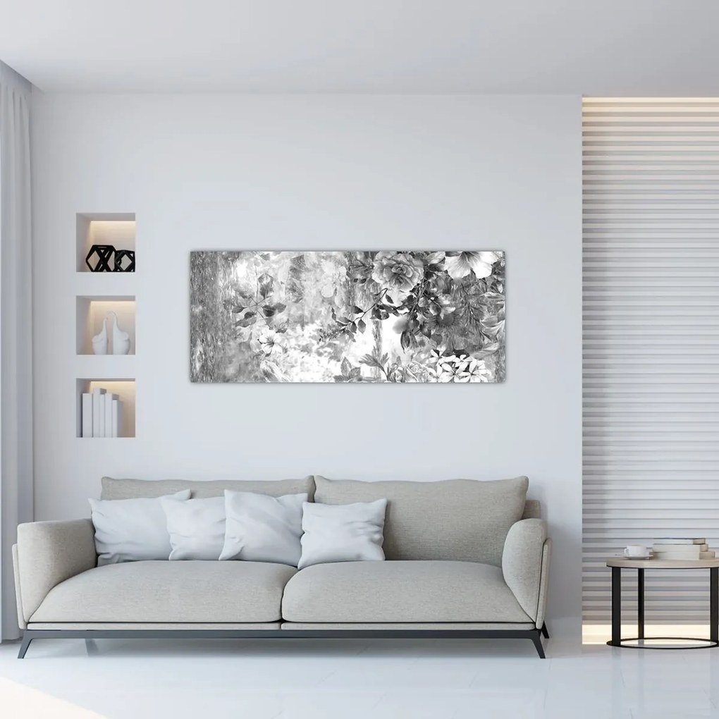 Kép - Romantikus kert (120x50 cm)