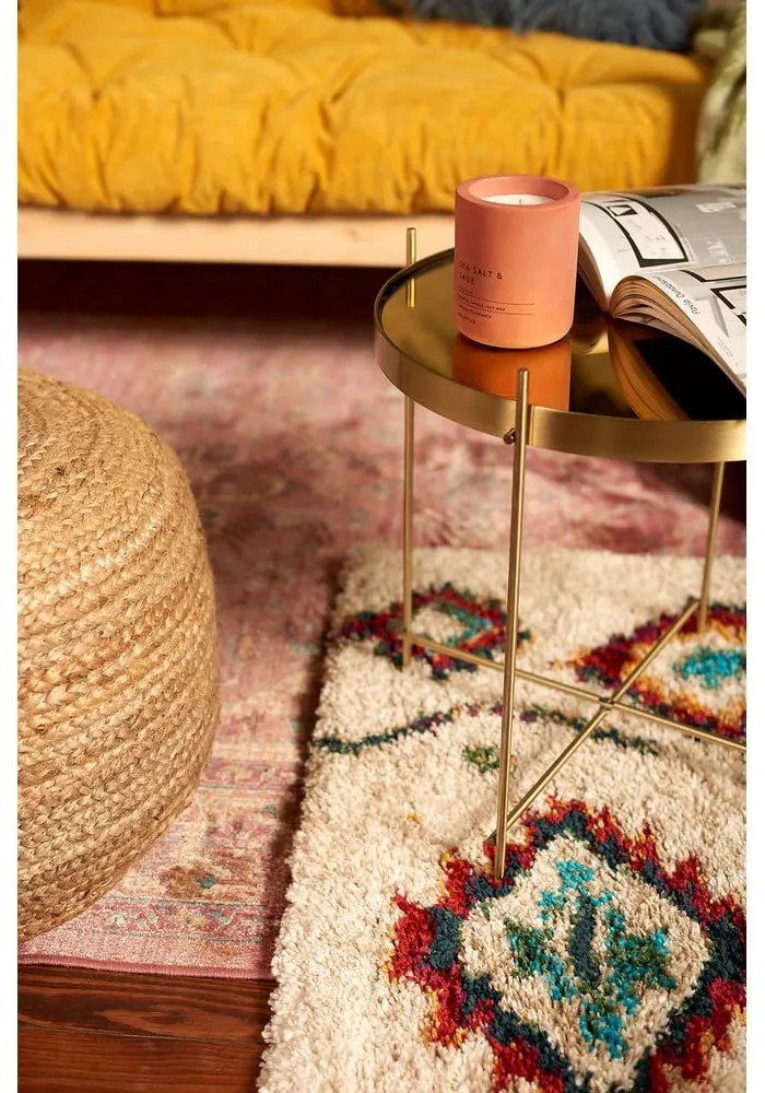 Geometric krémszínű szőnyeg, 200 x 290 cm - Mint Rugs