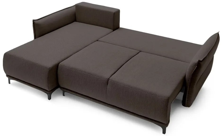 SORRENTO barna sarokkanapé Kanapé változat: Bal sarok