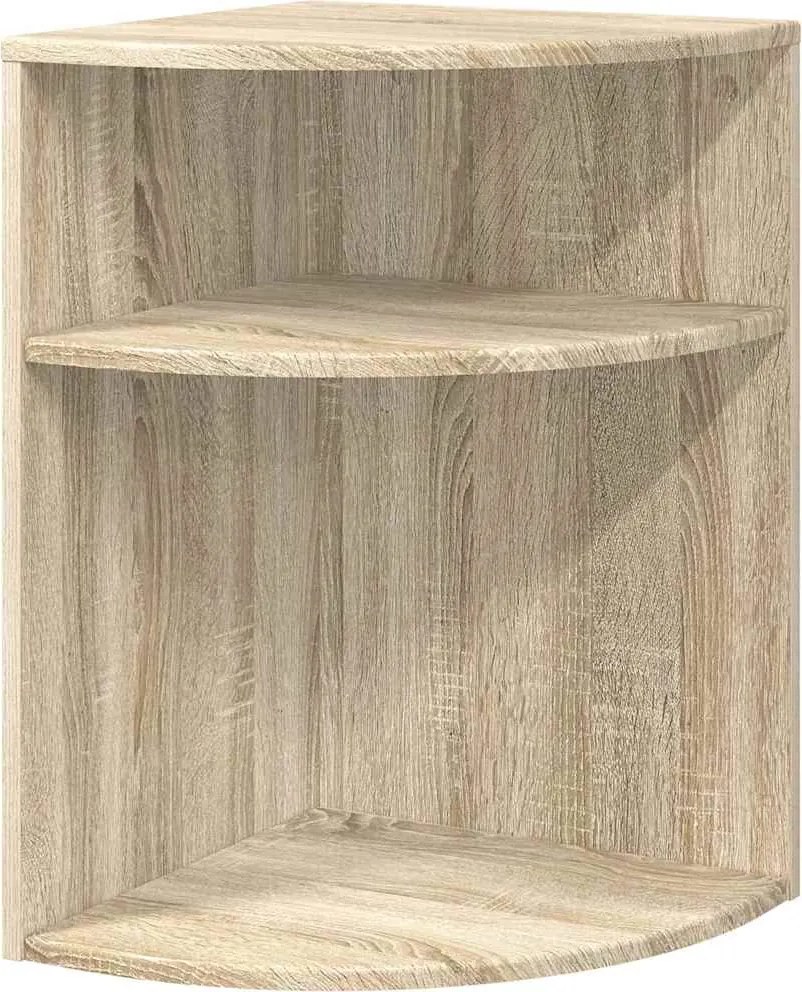 vidaXL Végasztal Sonoma tölgy 39,7 x 39,7 x 60 cm Faanyag