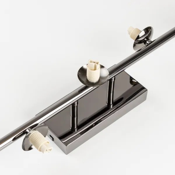 Brilagi - LED felületre szerelhető csillár MILLA 7xG9/3W/230V fekete króm/füstszínű