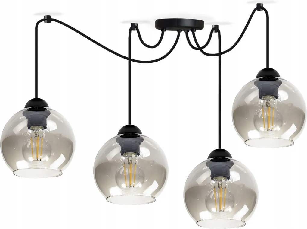 Függő Lámpa Pók Üveg Lámpabúra Modern Led