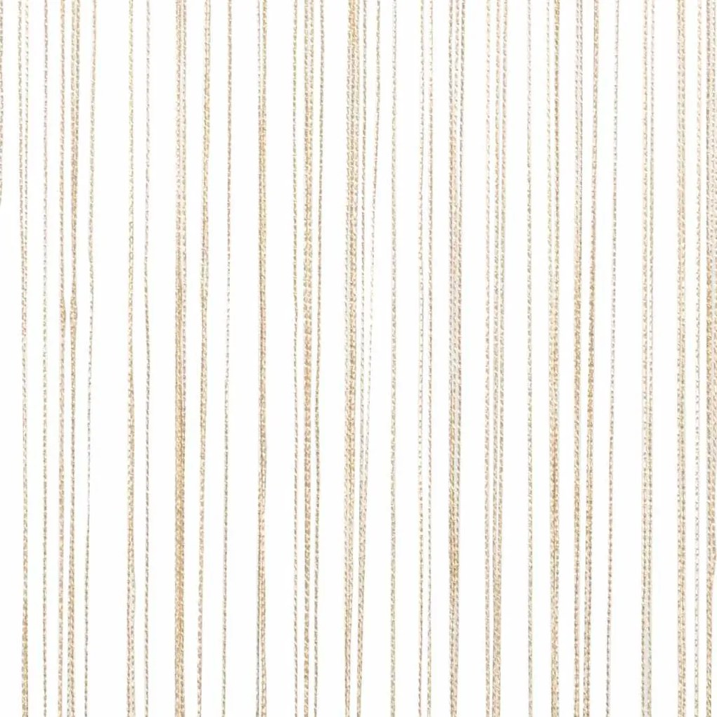 2 db bézs zsinórfüggöny 100 x 250 cm