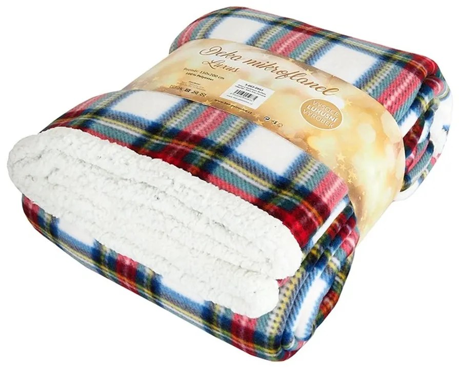 Sherpa pléd mikroplüssből BUFFALO TARTAN színes Méret: 150 x 200 cm