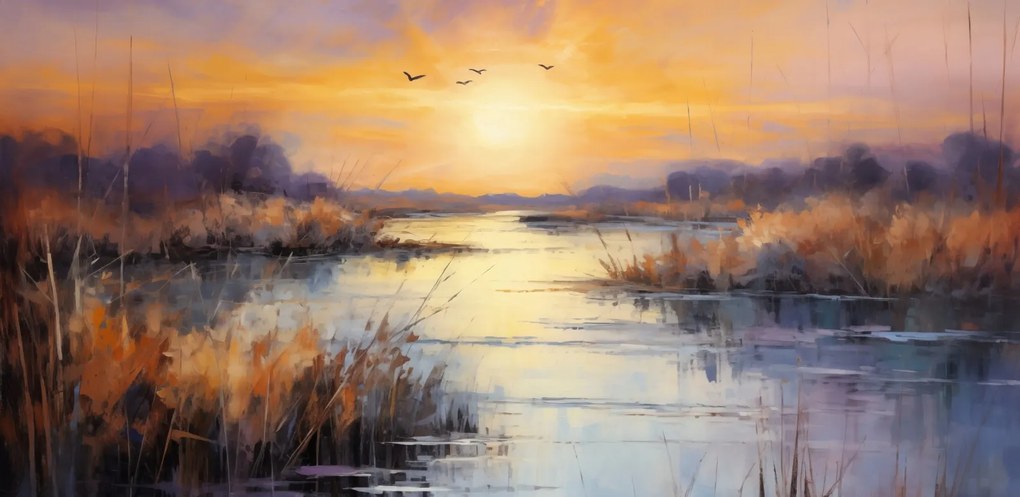 Poszter 91,3x44,5cm Nyugat a mocsarakban