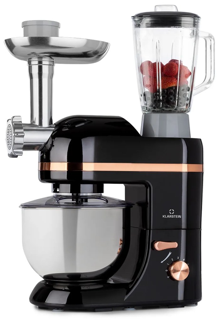 Lucia Elegance, konyhai robotgép, mixer, húsdaráló, 2000 W, BPA mentes