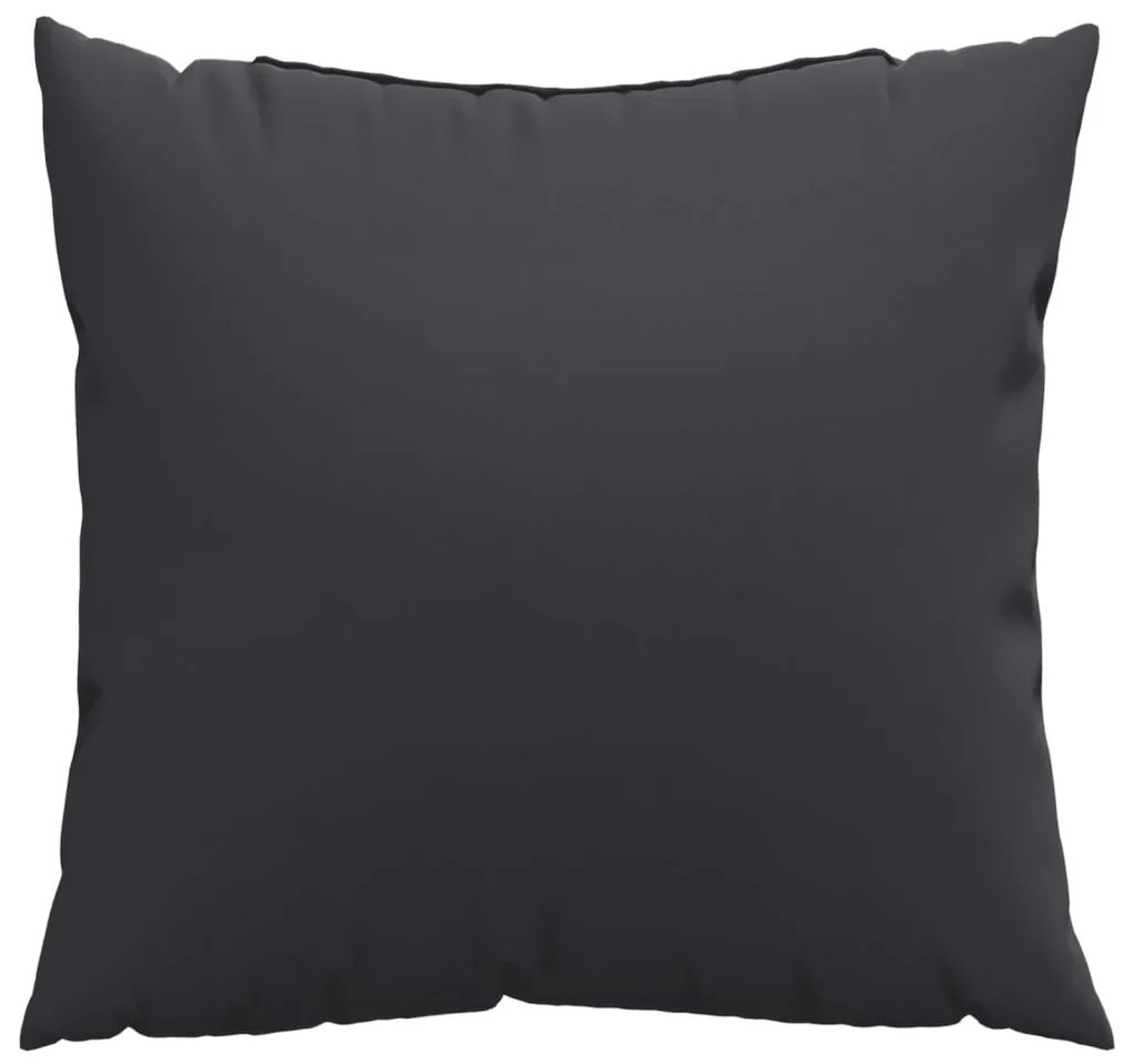 4 db fekete szövet kanapépárna 60 x 60 cm