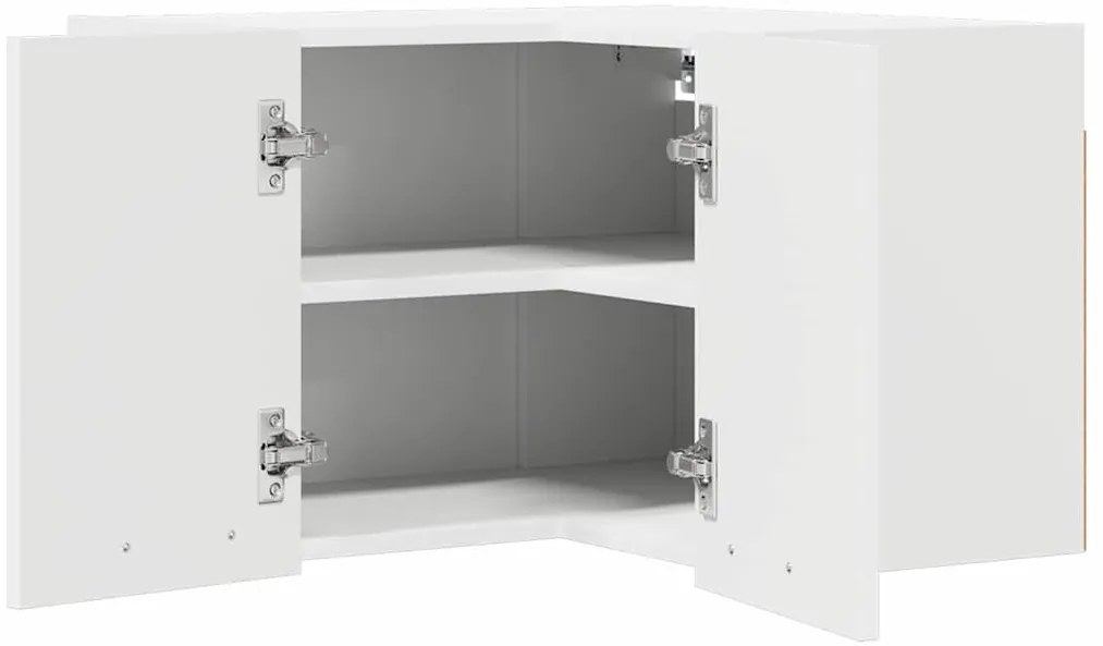 Függő szekrény polcokkal Riga Fehér 57 x 57 x 40 cm Faanyag